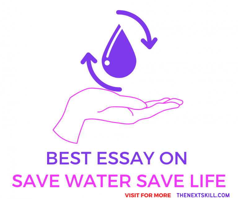 Essay on Save water save life