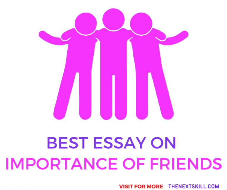 Essay On Importance Of Friends