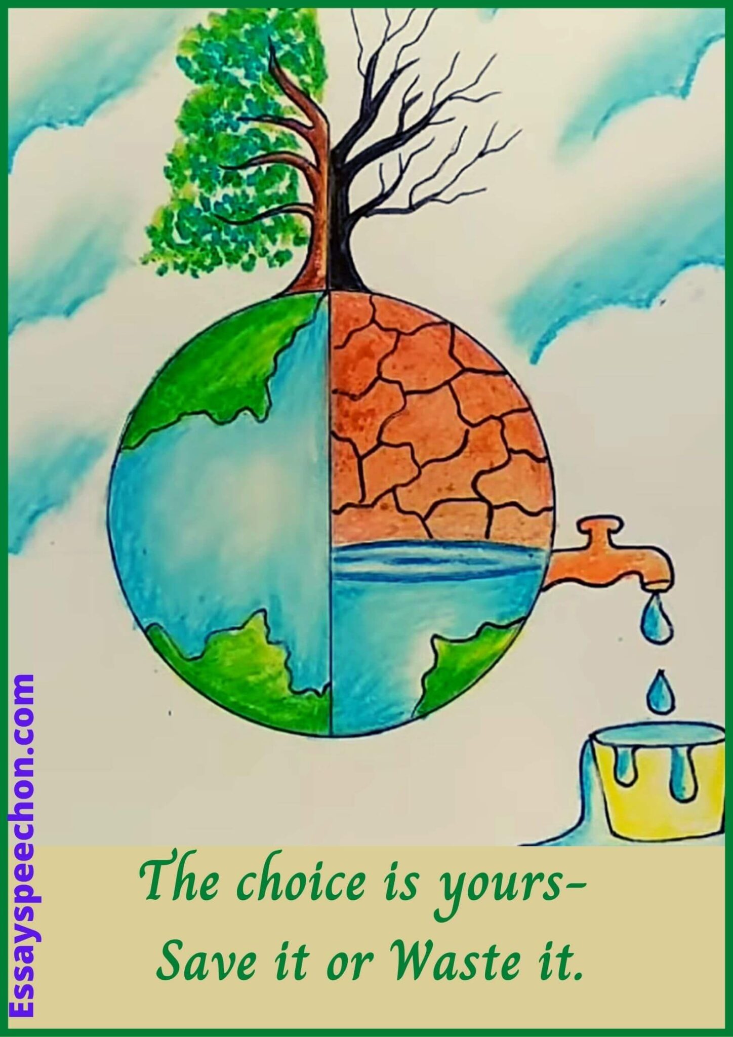 29 Poster On Save Water Easy To Draw With Slogans Quotes - Vrogue