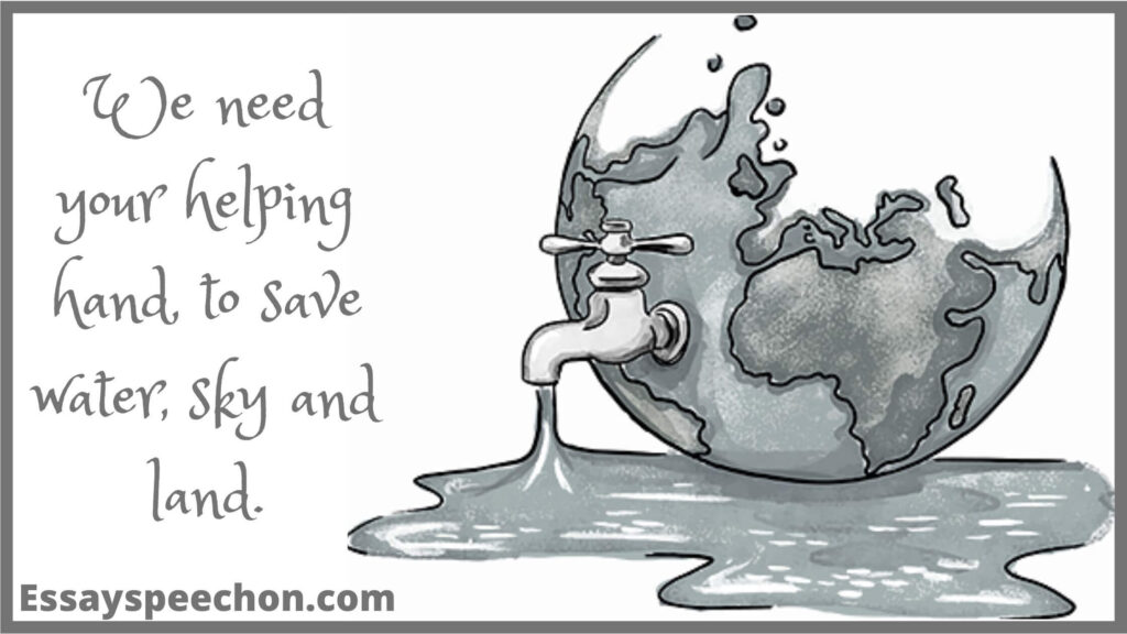 Premium Vector | Tap drop save water save life hand drawn sketch vector  illustration