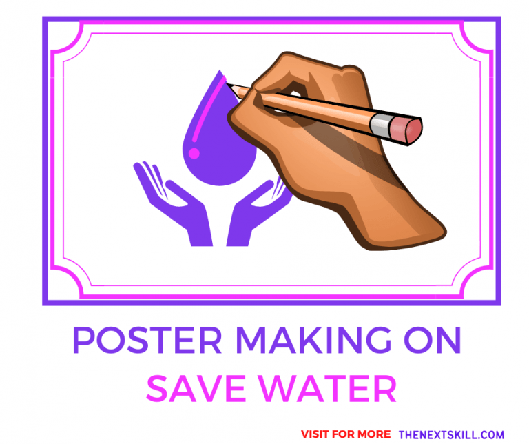 Poster on save water- Banner