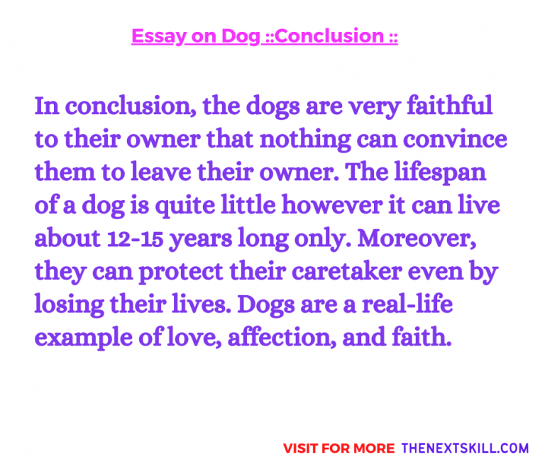 thesis statement about dogs