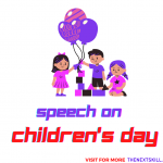 A Short & Long Speech On Children's Day
