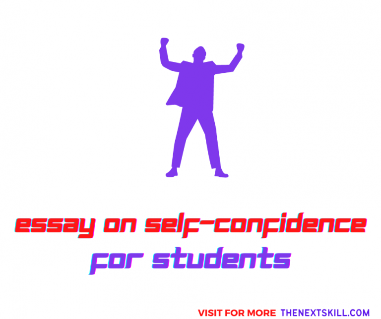 essay on self confidence