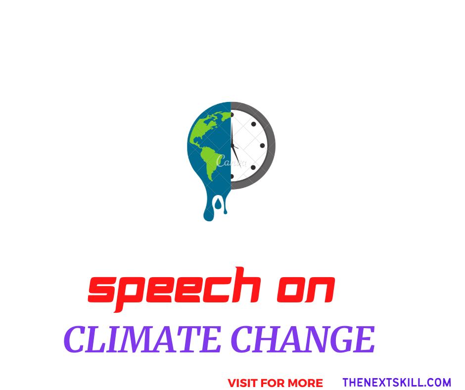 Speech On Climate Change- Banner