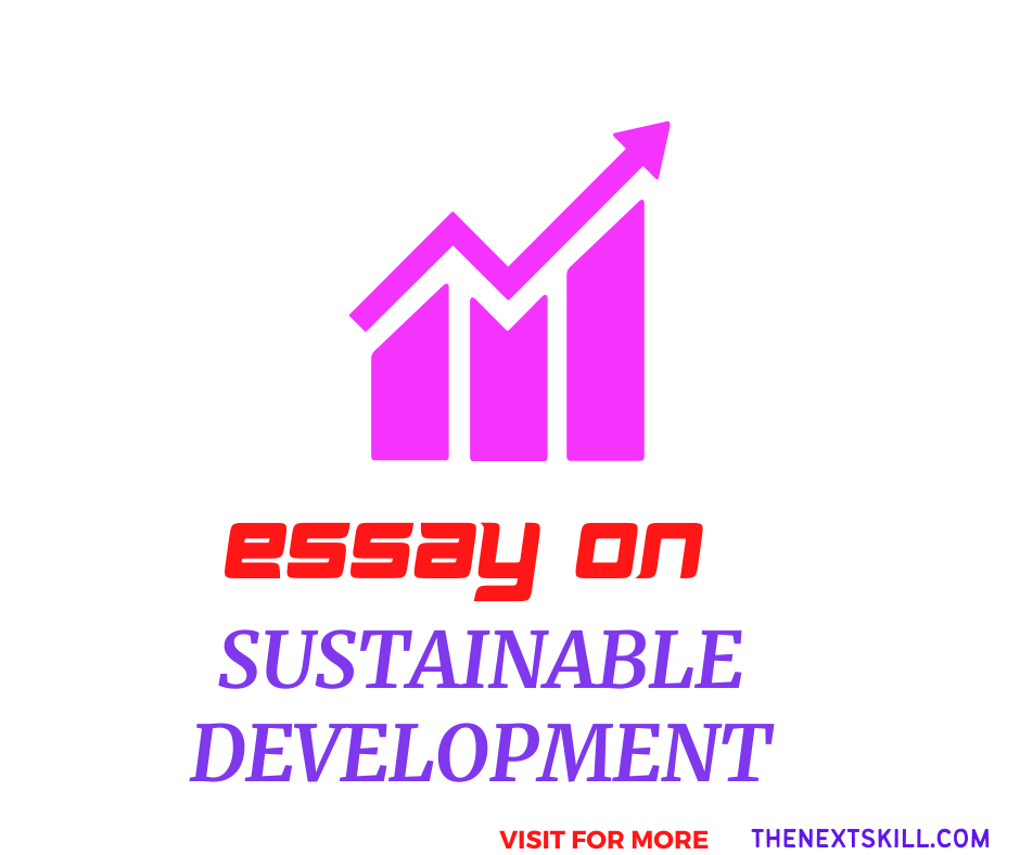 Essay on Sustainable Development- Banner