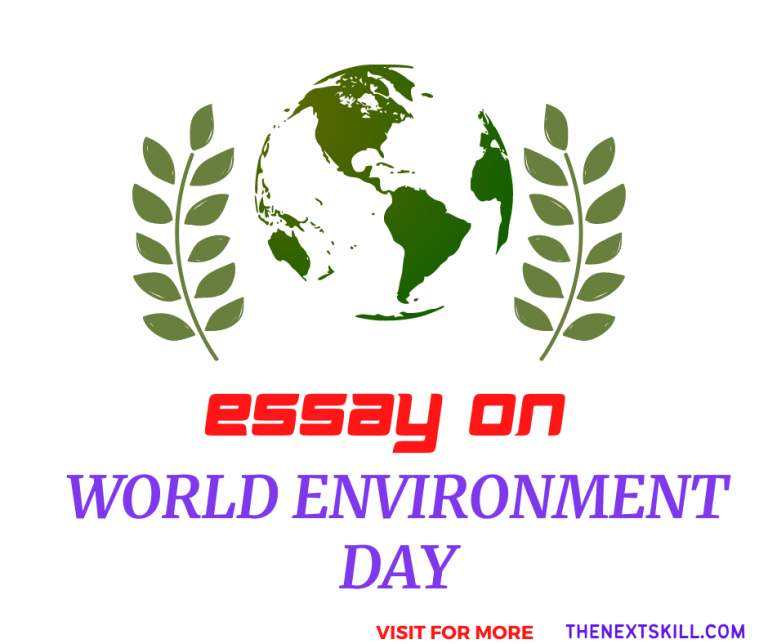 essay on World Environment Day- banner