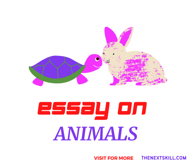 Essay On Animals- banner