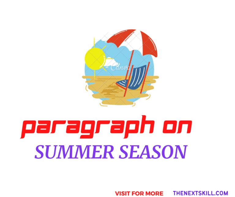 Paragraph on Summer Season- banner