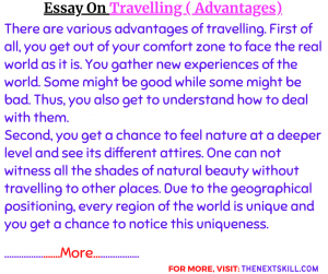 travel essay topics