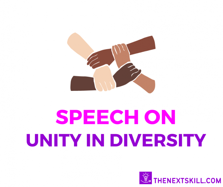 Unity in diversity speech