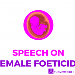 Speech On Female Foeticide