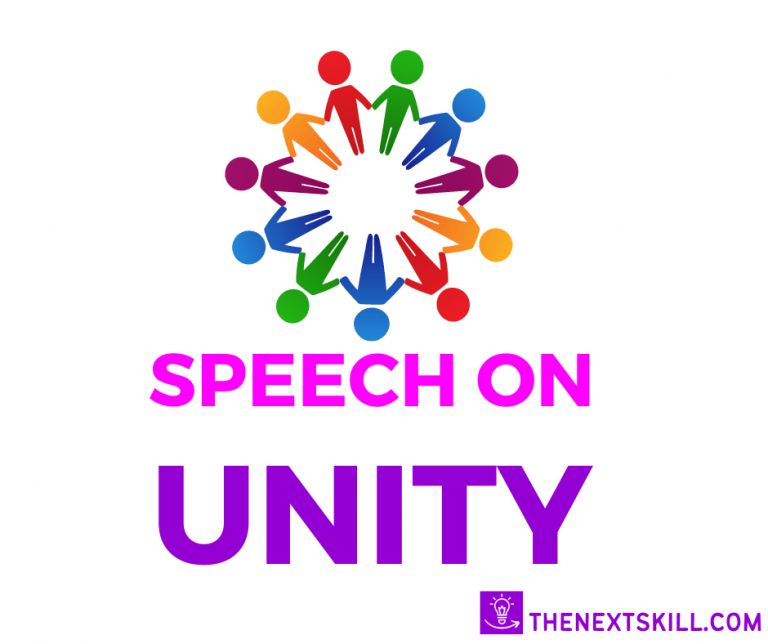 speech on unity for 3 minutes