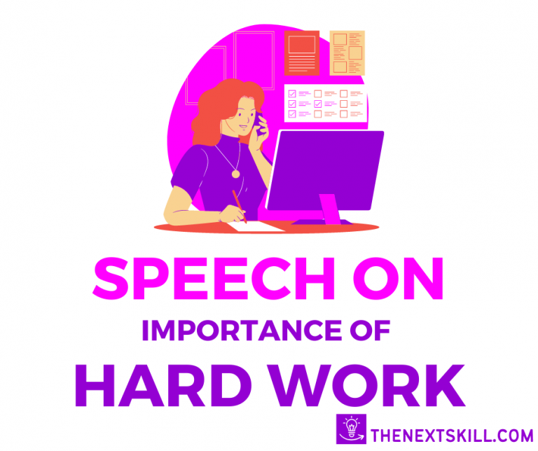 speech on importance of hard work