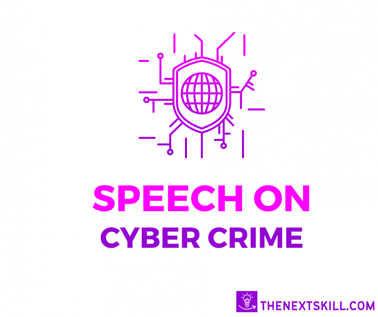 Speech on Cyber crime
