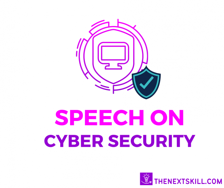 Speech on cyber security